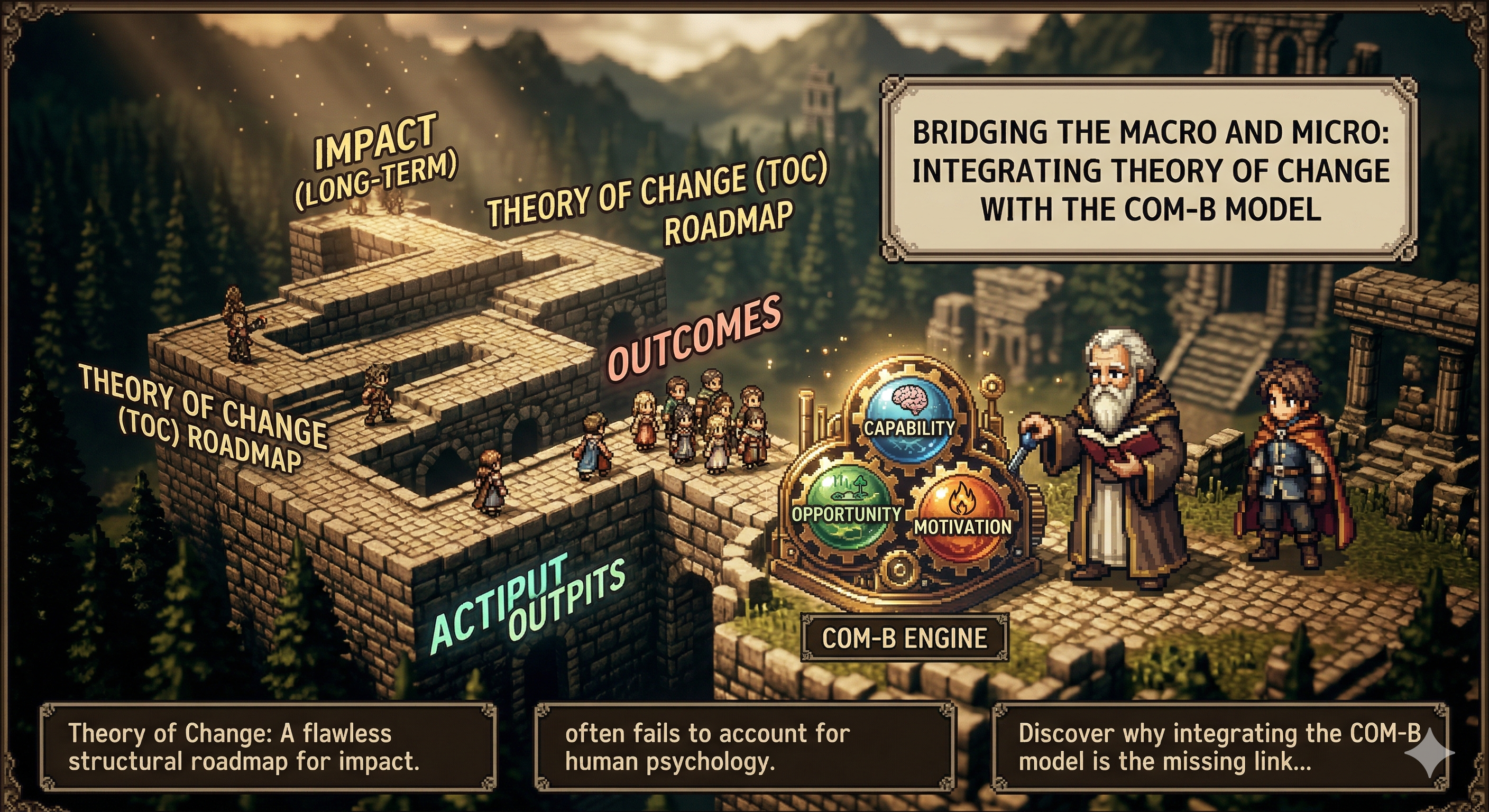 Bridging the Macro and Micro: Integrating Theory of Change with the COM-B Model